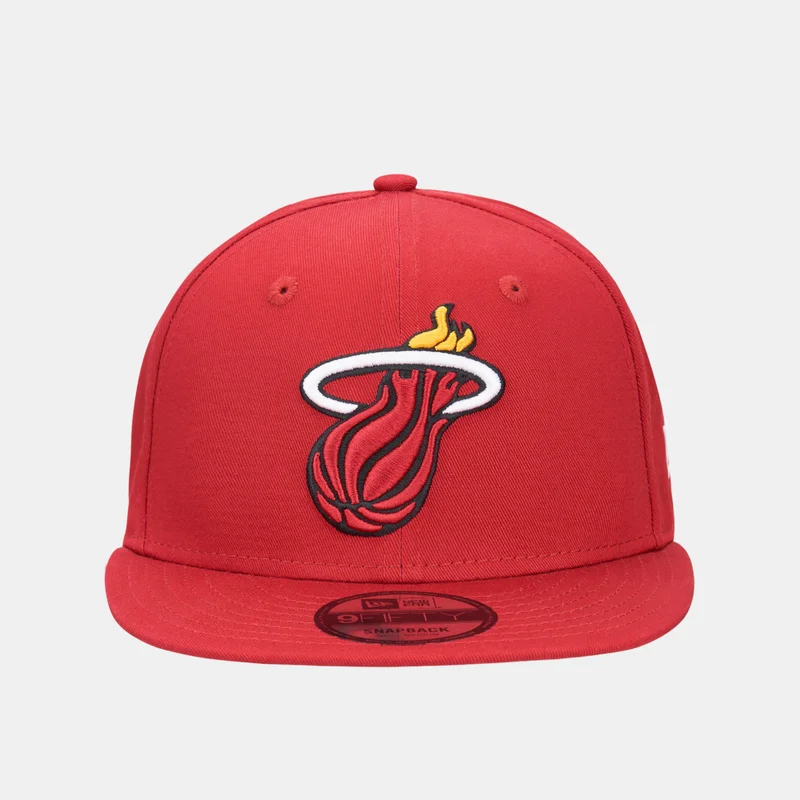 NEW ERA Men's NBA Miami Heat Rear Logo 9FIFTY Cap