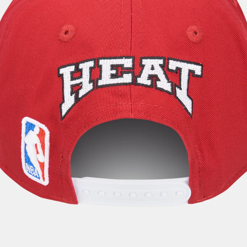NEW ERA Men's NBA Miami Heat Rear Logo 9FIFTY Cap