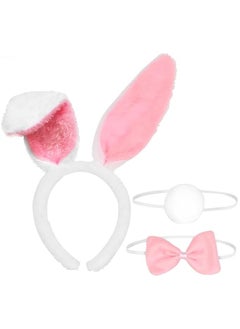 amazing.EGP THE PACK | Bunny Ears Headband, Easter Bunny Costume Set, amazingEGP Bunny Tail and Bow Tie, Easter Party Favor Costume Accessories for Kids/Adult (3PCS)  - Image 2