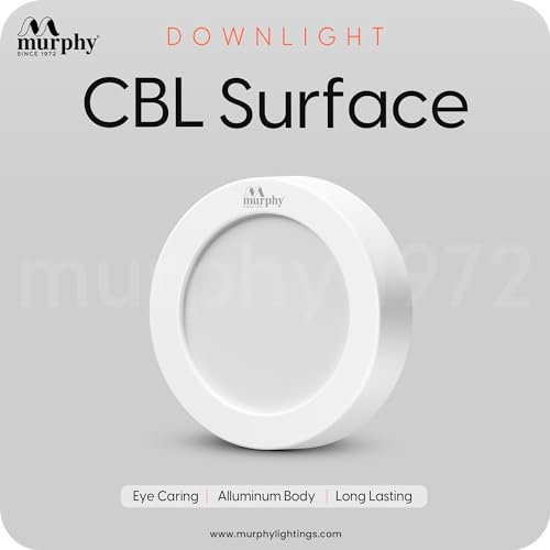 Murphy Plastic 5Watts Cbl Round Surface Down Light (Cool White) -Pack Of 2 - Image 3
