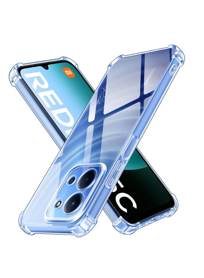 Case for Redmi 15C / Poco C85 Clear Cover Transparent Soft Flexible TPU Drop Protection Case Lightweight Cover compatible for Redmi 15C / Poco C85 - Image 1