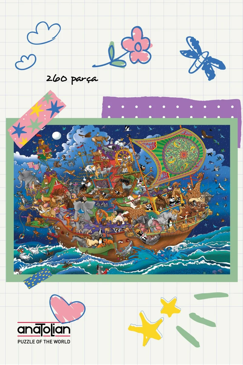Anatolian 260 Piece Puzzle / Noah's Ark II - Code 3346