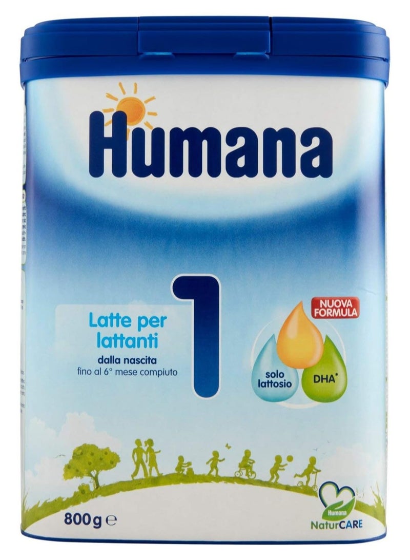 Humana Infant Baby Milk 800g stage 1 - Image 1
