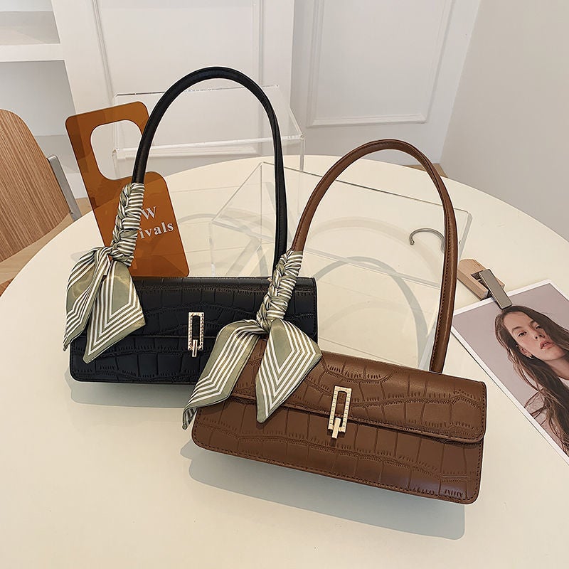 This Year'S Popular High-End Underarm Bag Women'S Fashion All-Match Shoulder Bag Spring Niche Baguette Bag - Image 3