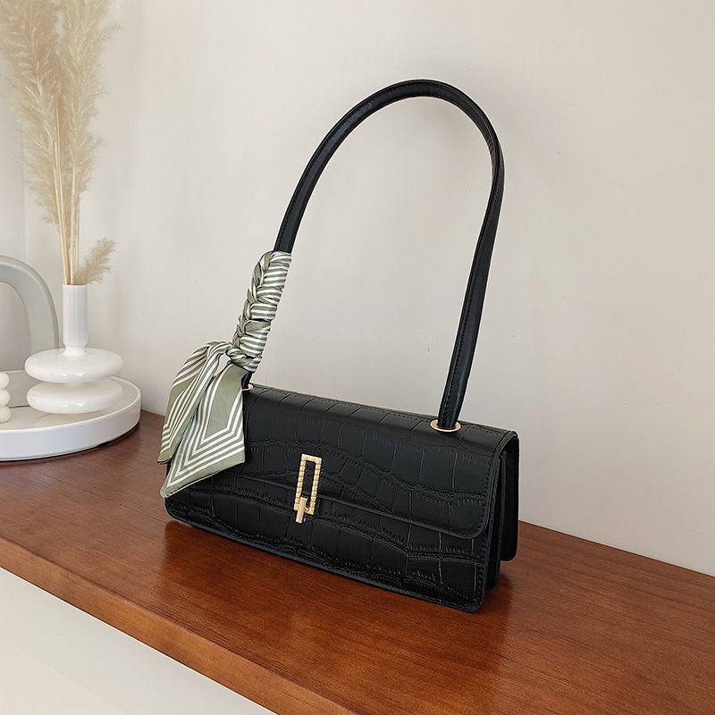 This Year'S Popular High-End Underarm Bag Women'S Fashion All-Match Shoulder Bag Spring Niche Baguette Bag - Image 1
