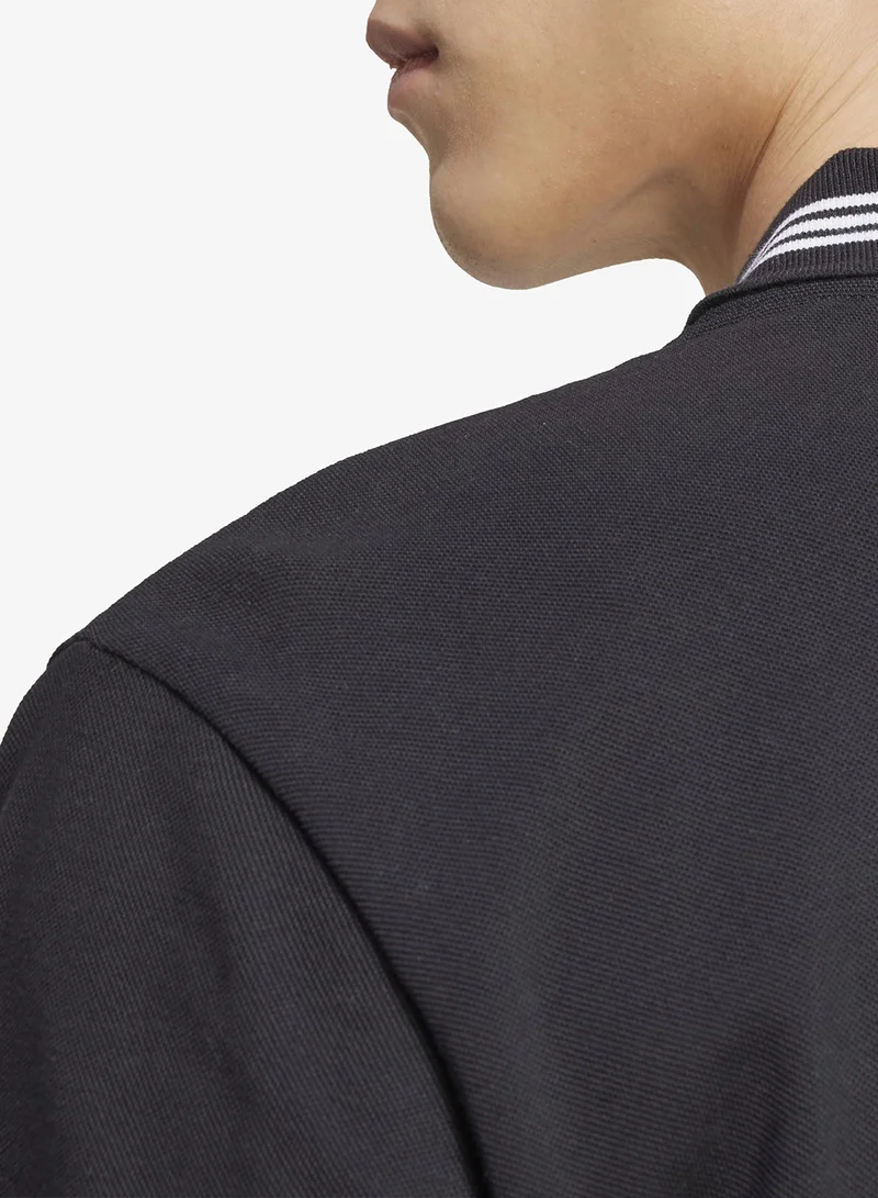 Adidas Originals BLACK/WHITE Adicolor Loose Polo  | Best Price UAE