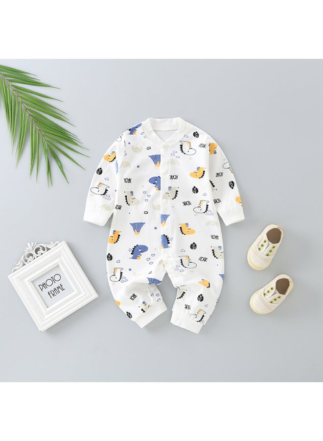 Baby Clothes Baby Spring And Autumn Long Sleeve Jumpsuit Newborn 0-3 Years Old Men's Treasure Women's Treasure Pure Cotton Hassel Climbing Wear