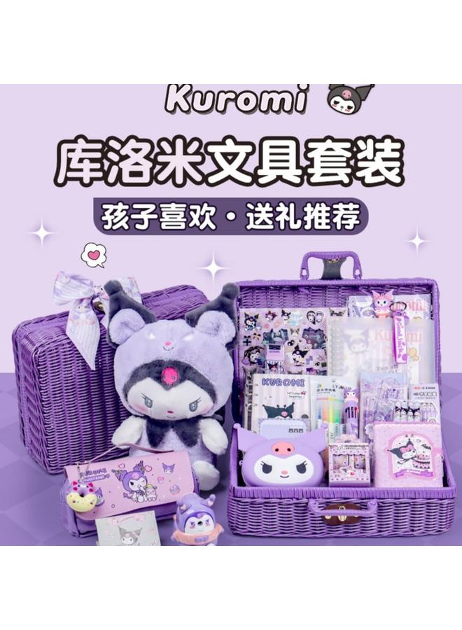 Bluejw Kulomi Stationery Suit Gift Box Girl School Opening Gift Bag Sanrio Hand Account Blind Box Toy Hand Account Children One - Image 2