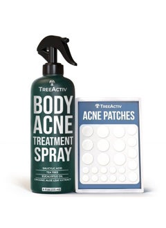 TreeActiv Body Acne Treatment Spray 8 Fl Oz 2% Salicylic Acid Acne Body Spray For Body & Back Acne Treatment With Refreshing Natural Scent  - Image 2