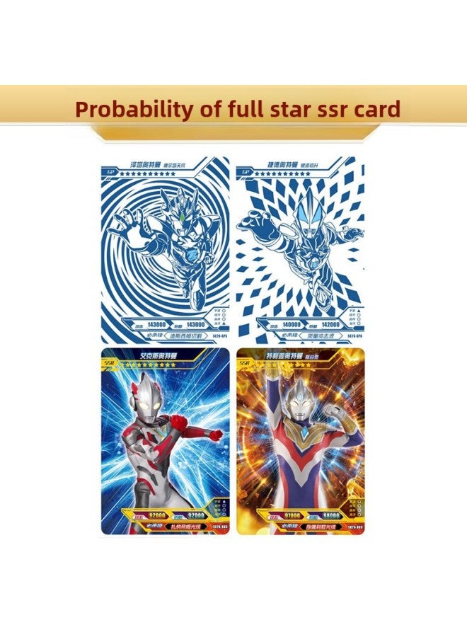 Card Game Ultraman Classic Version 30 Play One Yuan Two Yuan Five Yuan Package Full Star Blind Box Cp Card Luxury-Color:Nezha 2 Yuan Pack Spirit Flame Pack - Image 3