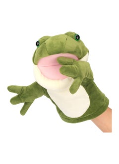 General Hand puppet plush toys, frog open mouth hand doll plush animal toys movable mouth plush stuffed animal toys, creative birthday gifts for kids  - Image 1
