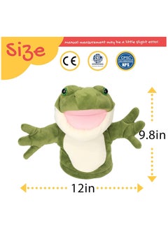 General Hand puppet plush toys, frog open mouth hand doll plush animal toys movable mouth plush stuffed animal toys, creative birthday gifts for kids  - Image 5