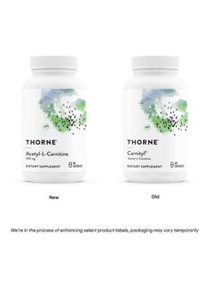 Thorne Acetyl-L-Carnitine 500 mg - Dietary Supplement 60 Capsules  - Image 3