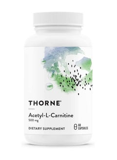 Thorne Acetyl-L-Carnitine 500 mg - Dietary Supplement 60 Capsules  - Image 1
