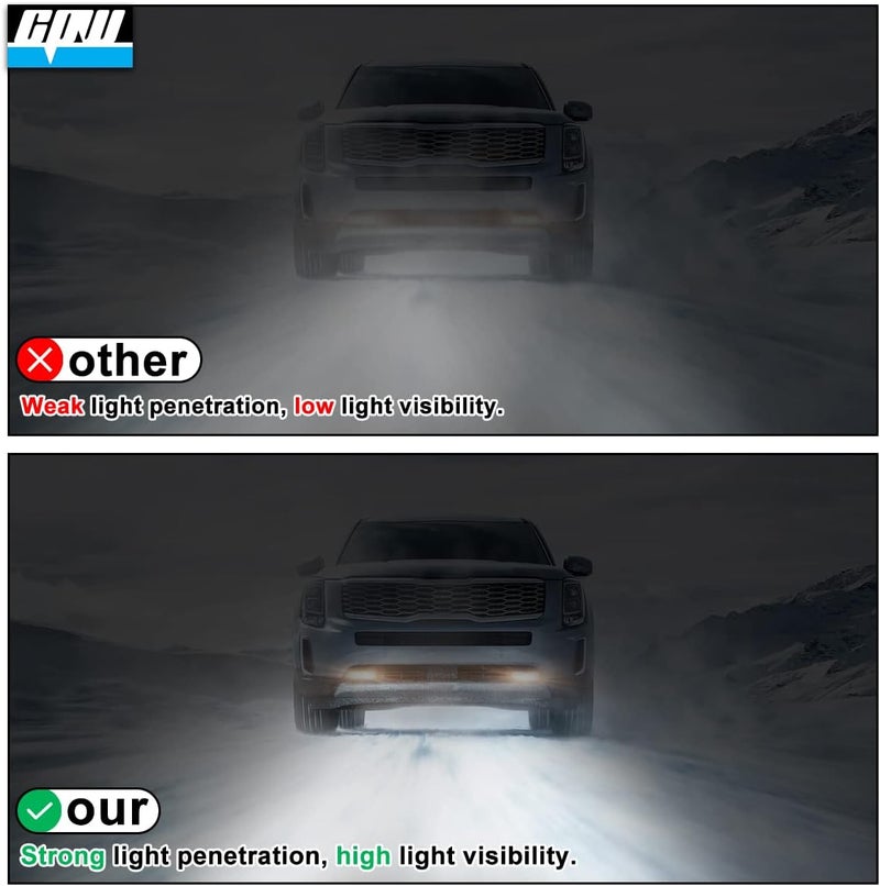 CPW Clear Lens Bumper Driving Fog Lights Pair for 2010-2012 Subaru Legacy with Wiring and Switch Kit - Image 4