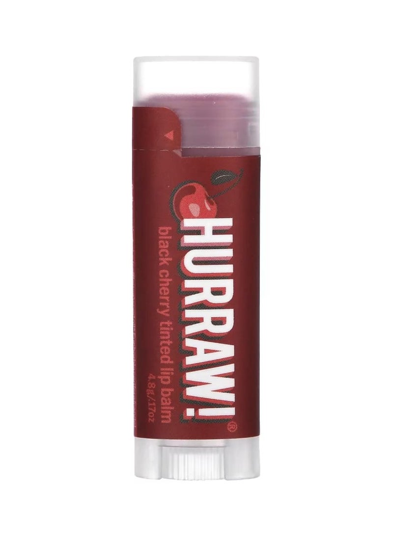 Hurraw! Balm Tinted Lip Balm Black Cherry 0.17 oz (4.8 g) - Image 1