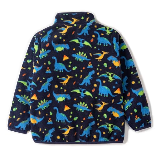 EIGIOO Toddler Fleece Jacket Kids Lightweight Outerwear Boys Girls Long Sleeve Fall Spring Coat 2-12 Years - Image 2