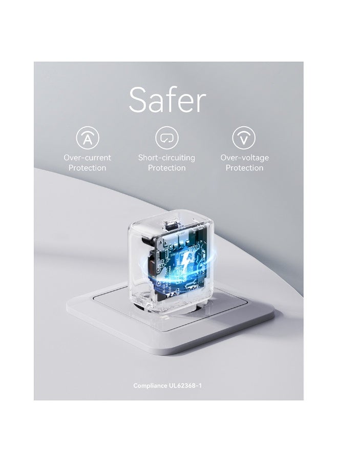 فولتمي شاحن جداري سريع VOLTME Revo 20 Lite بقوة 20 واط بمنفذ USB-C، يدعم تقنيات الشحن السريع PD 3.0 وPPS وQC 3.0، متوافق مع أجهزة iPhone وSamsung وiPad وGoogle Pixel وغيرها. - Image 2
