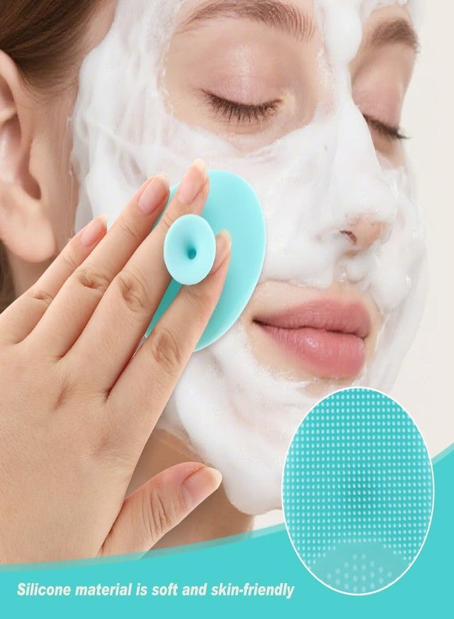 WeiLingBo Blackhead Remover Tool Set,Silicone Blackhead Scraper,Face Scraper and Pore Cleaning Brush,Skin Scrubber Face Spatula for Deep Cleansing,Face Exfoliator Scrubber for Women Men - Image 5