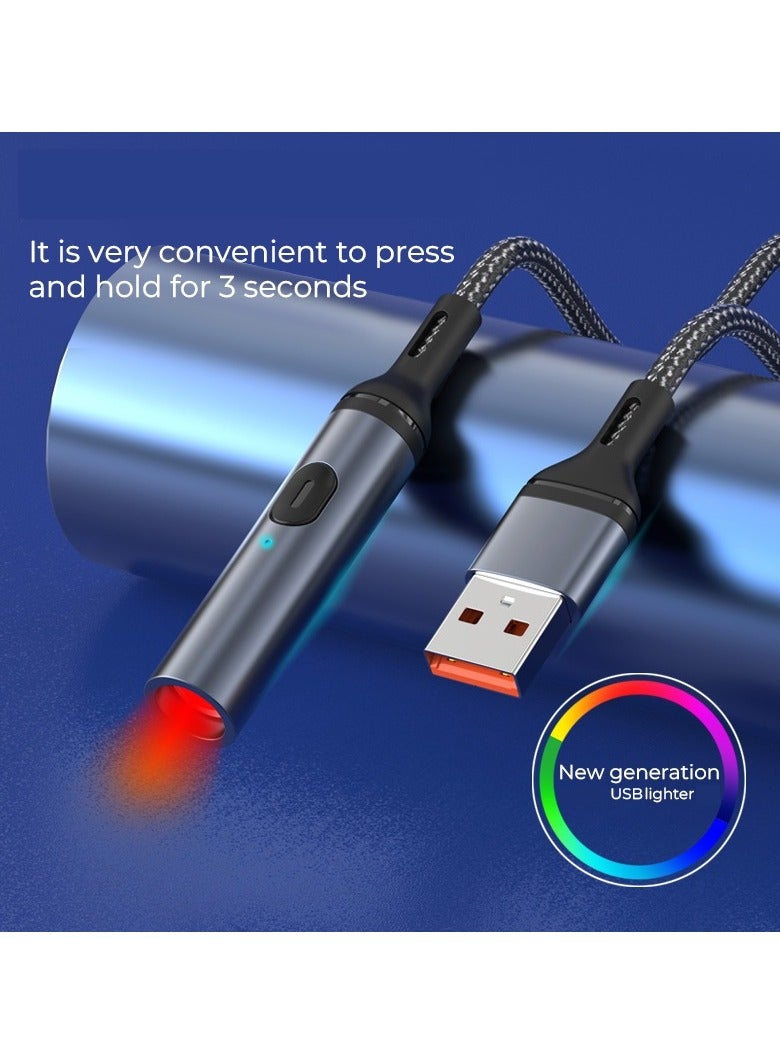 Universal USB Phone Charging Cable 4-in-1 with lighter