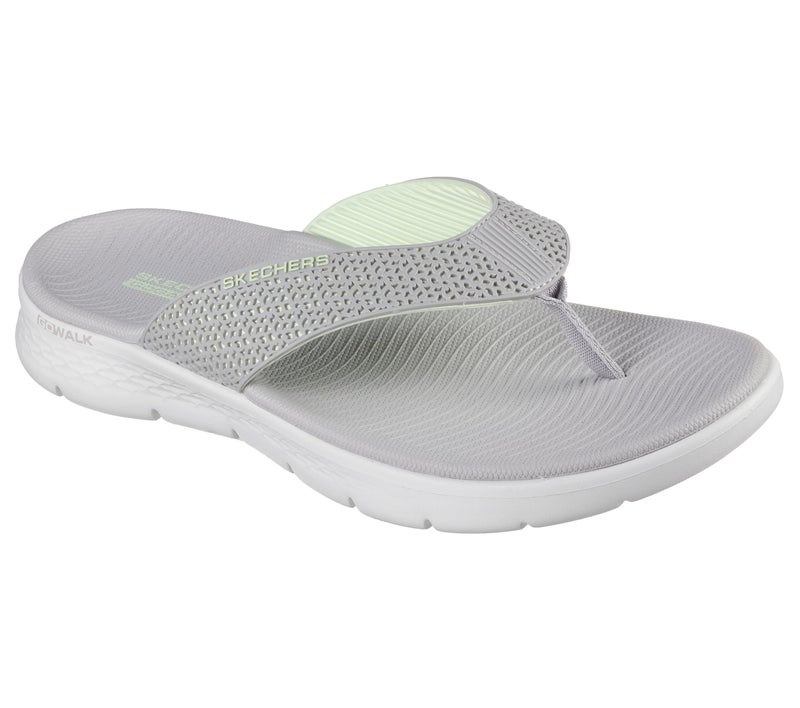 Skechers Women's On-The-Go Go Walk Flex Sandal - Eve, Gray, 12 - Image 4