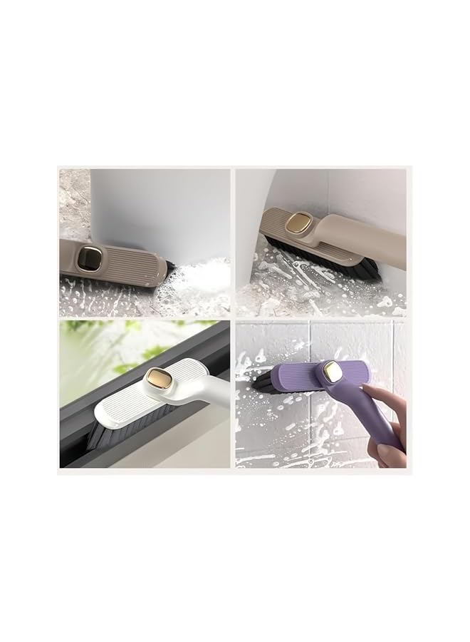 promass 2 PCS Multi-Function Rotating Crevice Cleaning Brush, Gap Cleaning Brush 2-In-1, 360 Degree Rotating Crevice Cleaning Brush Household, Hard Bristle Crevice Gap Brush Tool for Door Window - Image 5