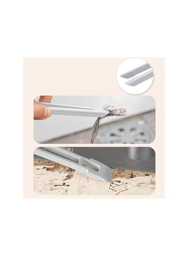 promass 2 PCS Multi-Function Rotating Crevice Cleaning Brush, Gap Cleaning Brush 2-In-1, 360 Degree Rotating Crevice Cleaning Brush Household, Hard Bristle Crevice Gap Brush Tool for Door Window - Image 4