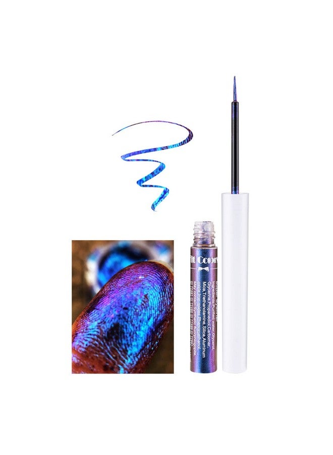 Corleone Glitter Liquid Eyeliner, Metallic Change Color Rainbow Eyeliner Gel MultiColor Highly Pigmented Waterproof Longer-Lasting Colorful Eye Liner Gift Kit for Women and Girls (A3) - Image 5