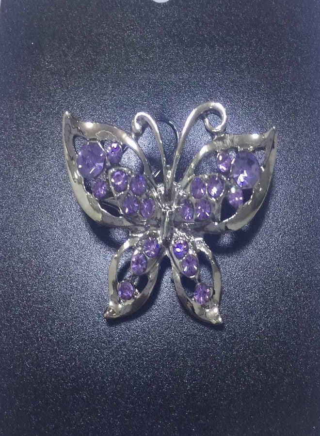 Ezing Lot 24pc Shining Rhinestone Crystal Brooches Pins DIY Wedding Bouquet Kit (M) - Image 3