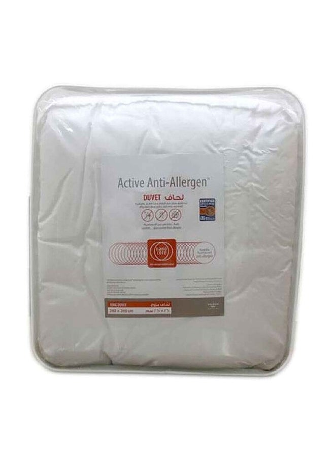 NANO CORE - Active Anti-Allergen King Duvet Inner White 32.4 x 50.2 x 47.8 cm NE102123 - Image 1