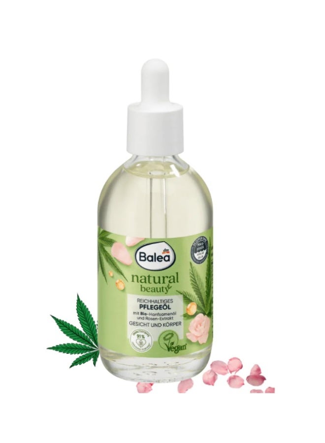 balea زيت بيلا الطبيعي للجمال العضوي للوجه والجسم - 100 مل - Image 1