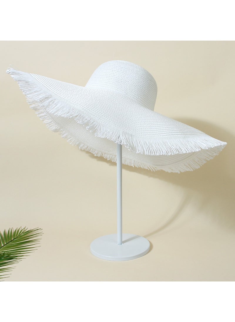 KUYING - New Summer Outdoor Big Eaf Beach Hat - Image 1