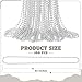 Huskein 100 PCS Mardi Gras Beads Bulk 33 Round Xmas Beaded Necklaces Christmas Beads Parade Accessories Set for Festive Event Carnival Party Supplies Favors - Image 4
