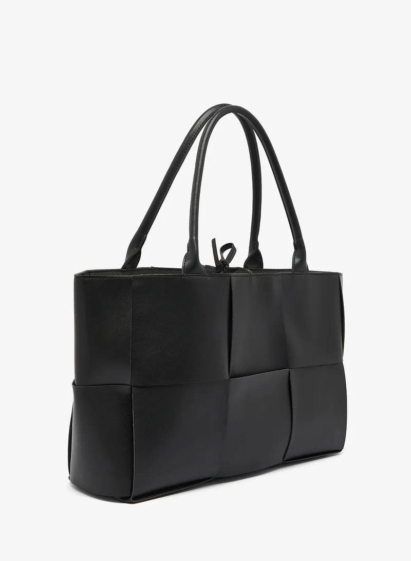 GLAMOROUS  Oversized Woven Tote for Women | Best Price UAE