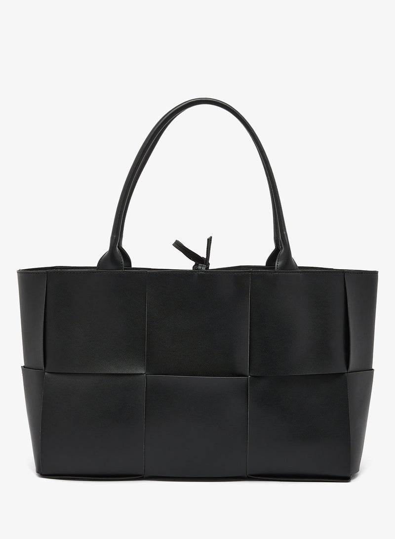 GLAMOROUS Oversized Woven Tote - Image 1