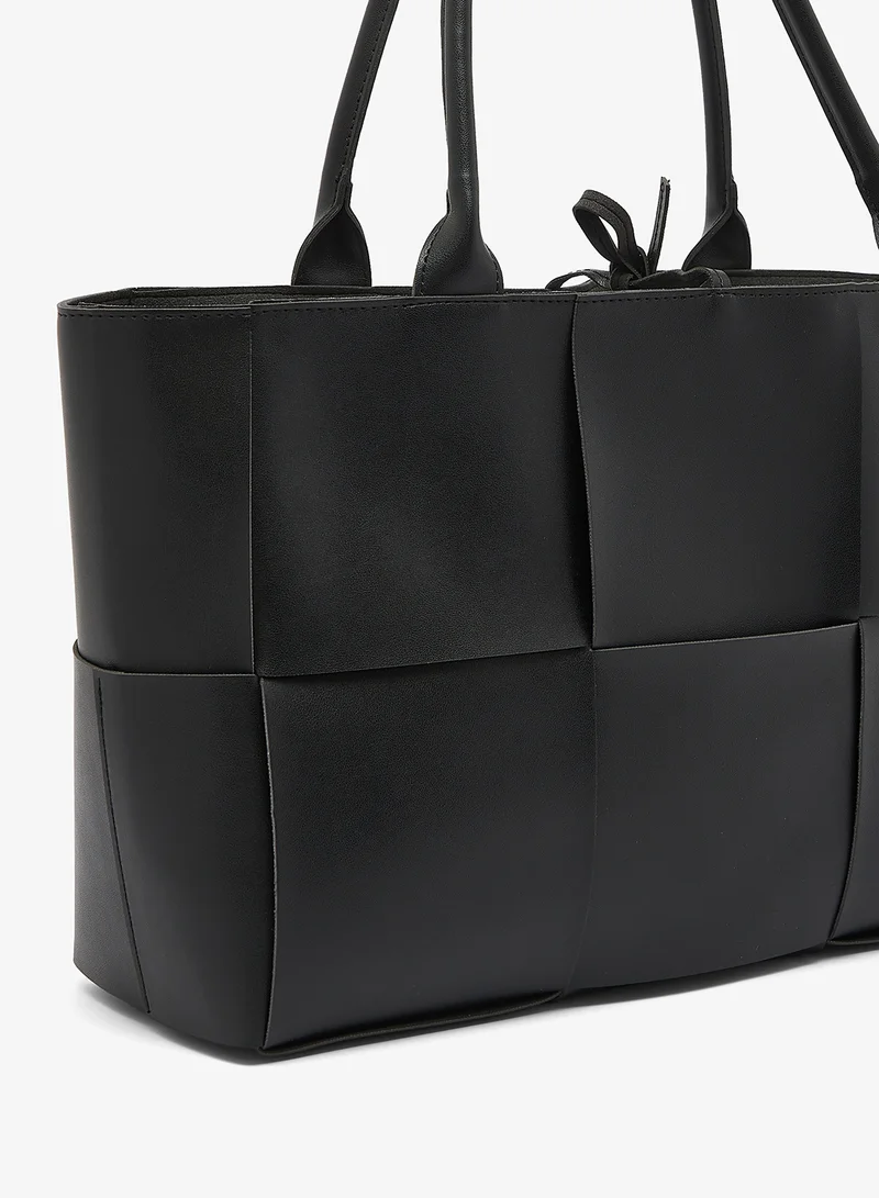 GLAMOROUS  Oversized Woven Tote for Women | Best Price UAE