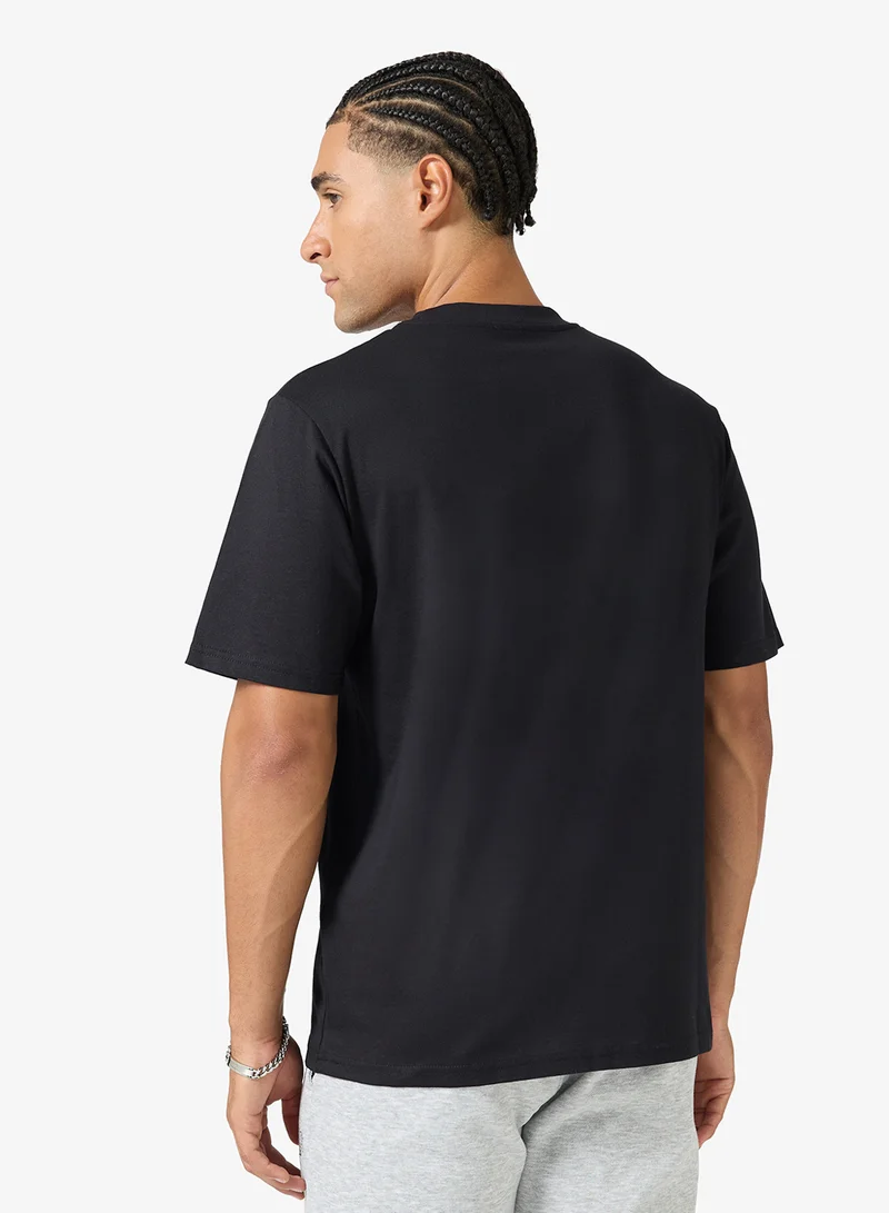 JACK & JONES Graphic Print Regular Fit Neck T-Shirt