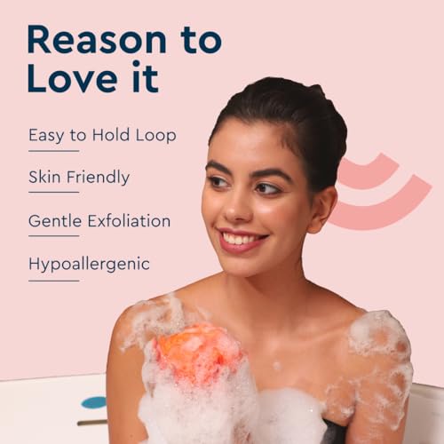 GUBB Lux Sponge Loofah Set Of 4 - Indulge In Ultimate Shower Bliss! Soft, Fluffy, & Enriched With Multiple Layers Of Fibrous Matrix For A Truly Invigorating Bath Experience - Image 4