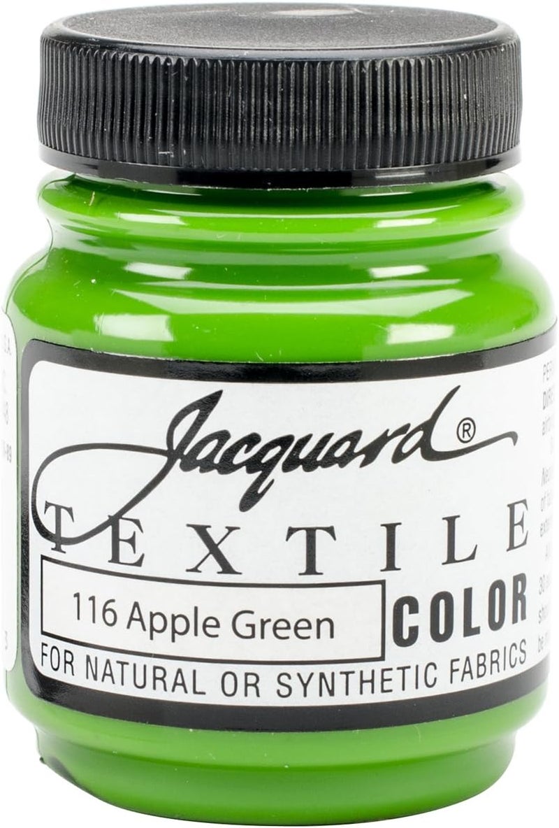 Jacquard Products Textile Color Fabric Paint 225Ounce Apple Green