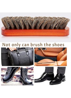 SYOSI Shoe Polish Kit, Leather Shoe Shine Kit, Soft Bristle Brush for Shoe Care and Cleaning, Complete Leather Care Set  - Image 4