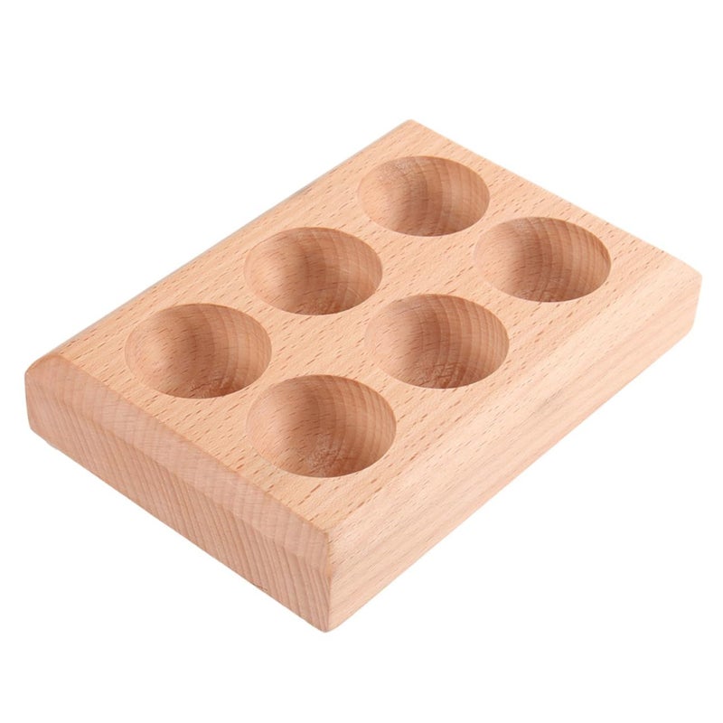Wooden Egg Storage Tray Holder Kitchen Organizer For 12 Eggs - Image 2