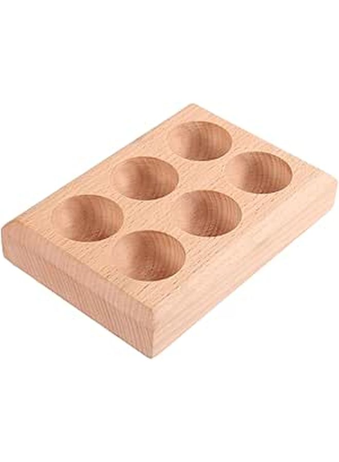Wooden Egg Storage Tray Holder Kitchen Organizer For 12 Eggs - Image 1