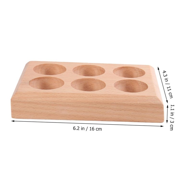 Wooden Egg Storage Tray Holder Kitchen Organizer For 12 Eggs - Image 3
