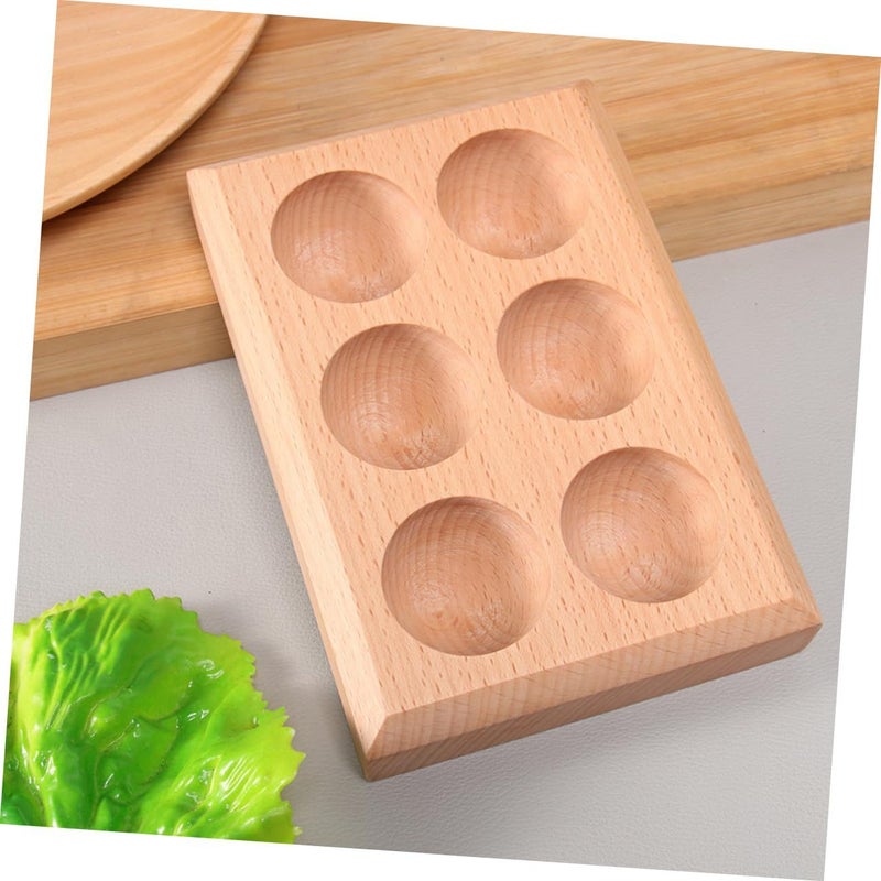 Wooden Egg Storage Tray Holder Kitchen Organizer For 12 Eggs - Image 5