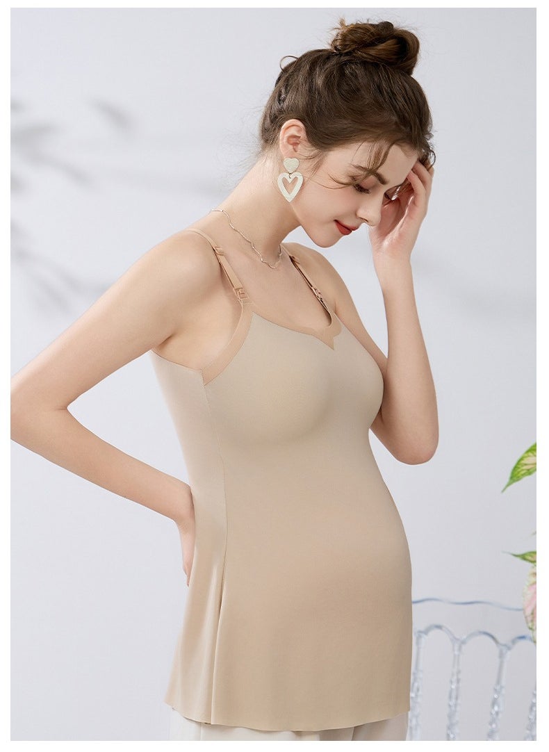 Pregnant Women's Large-Size Front-on UV-proof Nursing Vest Without Underwire 2-PACK - Image 2