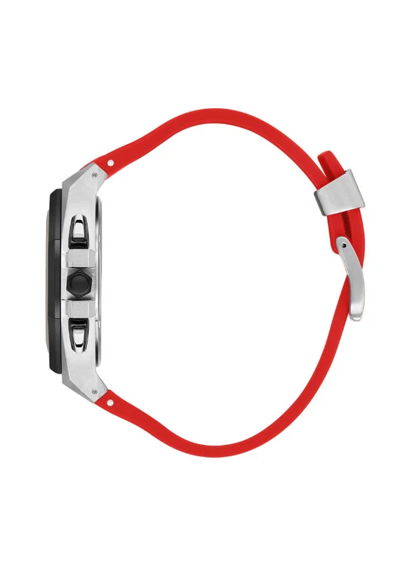 بيفرلي هيلز بولو كلوب Beverly Hills Polo Club BP3624X.358 Men's Multi Function Display Watch & Silicone Strap Red