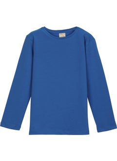 Saks Basic Unisex Kids Seasonal Crew Neck Long Sleeve T-Shirt