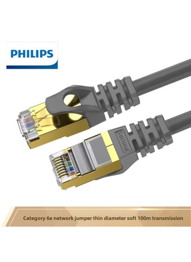 Generic Philips SWA1946 Class 6 Gigabit Network Jumper CAT6 Twisted Pair Finished Computer Cable 1-15 M-Color:SWA1815/93/Super Category 6 10 Gigabit Shielded-Line Length:1.5 M  - Image 1
