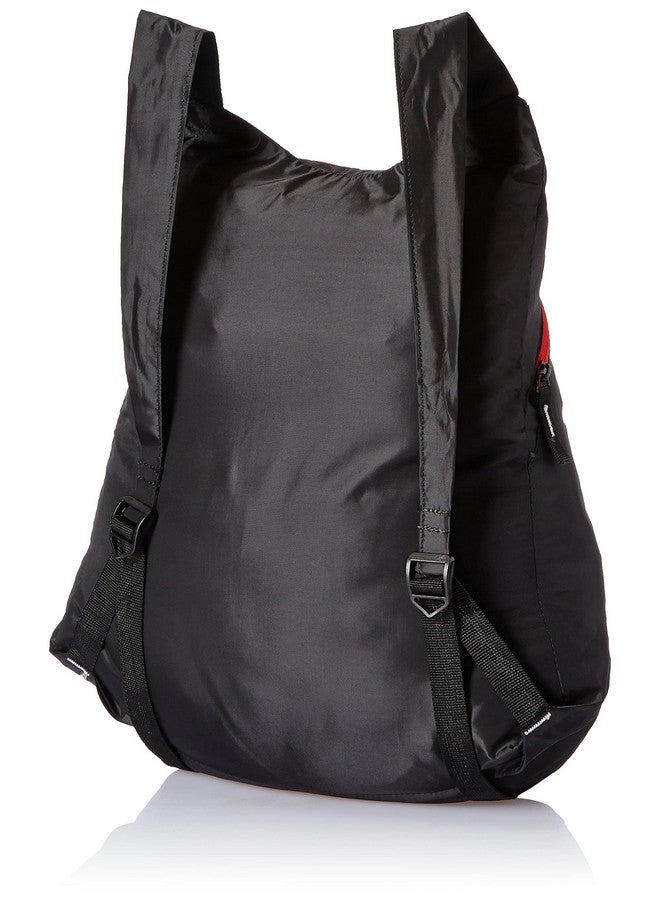 Gear CarryOn 16L Foldable Water Resistant School Bag/Hiking Daypack/Backpack/College Bag for Men/Women (Black-Orange) - Image 5