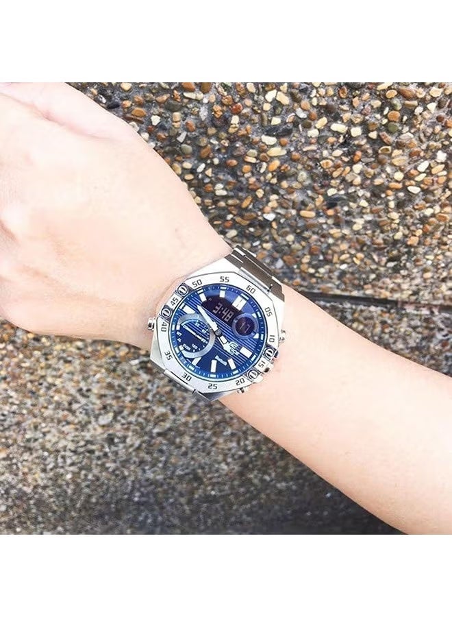 Casio Men's Waterproof Chronograph ECB-10D-2ADF - Image 3